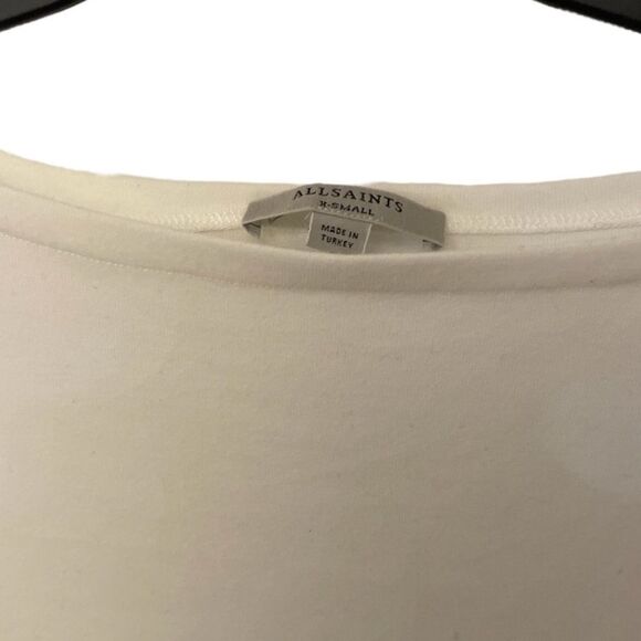 All Saints | Rita Relaxed Fit White T-Shirt - Picture 2 of 5